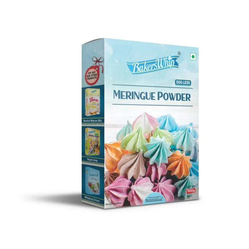 Eggless Meringue Powder Instant Mix (450 g) - Bakerswhip